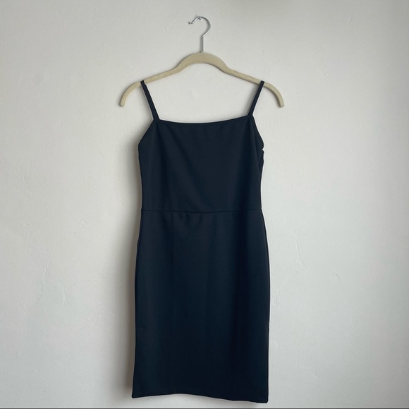 Nasty Gal Sleeveless Black Fitted Dress - Picture 1 of 6